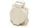 8 Stück/Einbausteckdose Schuko Steckdose 16A mit IP54 / + Flansch Dichtung (Weiss)