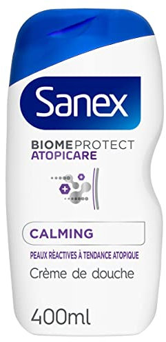 Sanex - BiomeProtect Atopicare Calming- Crème de douche - Peaux réactives à tendance Atopique - 400 ml