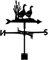 CYXZX Indicateur de Direction du Vent de girouette Animale en Acier Inoxydable girouette rétro Durable en Forme d'oie pour la décoration d'ornement de Patio de Jardin