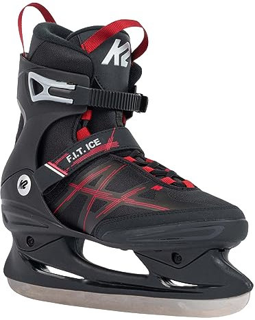 K2 Skates Herren Schlittschuhe F.I.T. ICE, black - red, 25G0410.1.1.115