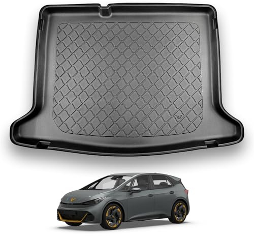 NOMAD Boot Liner Mat for Cupra Born 2021+ [non-adjustable boot floor] | Premium Anti-Slip TPE Car Boot Protector Tray, Waterproof Raised Edge Trunk Mat, Easy Clean Cargo Floor Liner