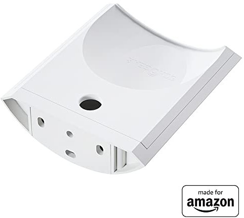 Supporto da parete a scaffale per Echo Pop Made For Amazon (modello 2023), Bianco ghiaccio