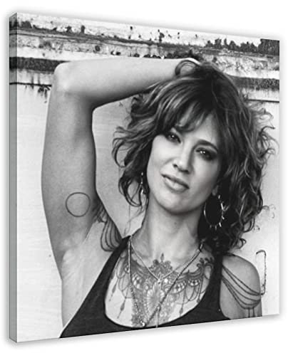 EFEZAC Asia Argento Poster 7 Leinwandposter Wandkunst Dekor Bild Gemälde für Wohnzimmer Schlafzimmer Dekoration Rahmen Stil 70 x 70 cm