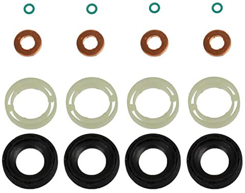 4x Dichtung-Satz INJEKTOR EINSPRITZDÜSE passend für Focus C-Max 1.6 TDCi