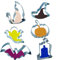 Halloween Moldes Para Galletas Grande- Sombrero de Bruja, Calabaza, Fantasma, Murciélago, Lápida y gato Cortador Acero Inoxidable