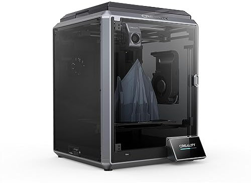 Creality 3D Drucker K1 FDM Drucktechnik,600mm/s Druckgeschwindigkeit mit Doppel Lüfternkühlung,2000mm/s² Beschleunigungen,Fernsteuerung mit WiFi-Verbindung,32mm³/s Flow Hotend,Z-Achse Position