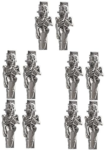 FRCOLOR 5 Sets Halloween Haarspange Gothic Haarschmuck Für Damen Knochen Haarspange Gothic Haarspangen Für Damen 2 Stück * 5