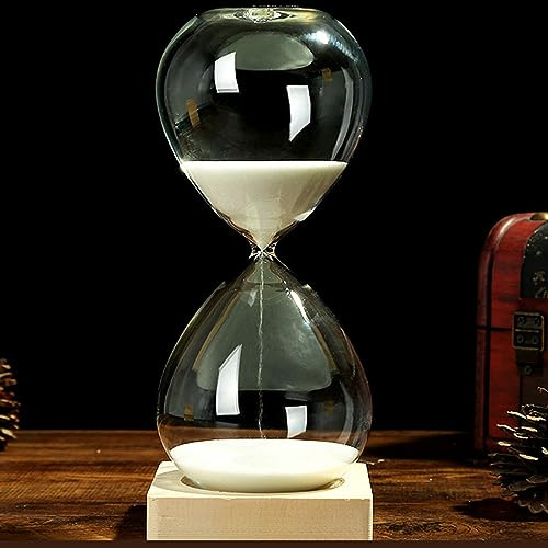 Wansiman Sanduhr Glas Timer,GroßE Sanduhr 60 Minuten,Regenbogen Glas Deko Sanduhren,Ornement Sand Timer,Home Decor Spielzeug,FüR Kinder Schule,Home,BüRos Zeitmanagement