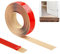 500cm×4cm Übergangsleiste Selbstklebend，Vinylboden Bodenbelag Türleiste Selbstklebend，Türschwellen Leiste，Flacher Laminatprofil-Bodenbelag-Randstreifen(Ahorn)