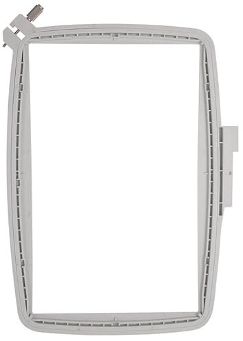 Nähwelt Flach Stickrahmen Large Embroidery Hoop für Husqvarna Viking (240 mm x 150 mm) - Rechteckig, Kunststoff, Grey