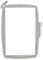 Nähwelt Flach Stickrahmen Large Embroidery Hoop für Husqvarna Viking (240 mm x 150 mm) - Rechteckig, Kunststoff, Grey