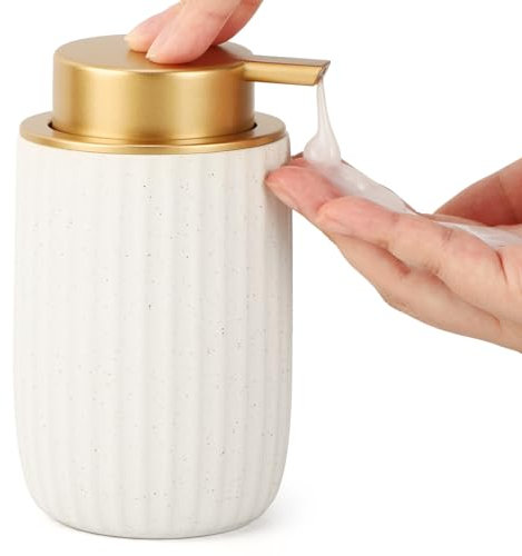 Segbeauty Dispenser Doccia, 320ml Dispenser Bagnoschiuma Doccia, Dosatore Sapone Bagno Vuote, Dispenser Shampoo e Bagnoschiuma, Dosatore Sapone Cucina con Grande Testa Della Pompa