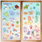 craspire 8 Stile Ozean-Wandaufkleber, Meerestiere, Fensteraufkleber, Cartoon-PVC, Wasserfest, Selbstklebend, Zum Abziehen Und Aufkleben, Für Zuhause, Treppenhaus, Dekoration, Schlafzimmer, Wohnzimmer