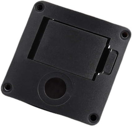 Dilwe 9V Battery Box for Guitar Pickups, Secure Battery Holder Case with Cover for Acoustic | Electric Guitars (Black)