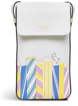 Radley London Rock Climbing Medium Phone Crossbody Purse for Women, in Smooth Leather with Rock Climbing Screen Print
