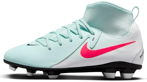 NIKE Jr. Phantom Luna 2 Club, Sneaker, Mint Atomic Red Off Noir, 36.5 EU