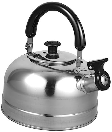 KICHOUSE Tontopf Verdickter Wasserkocher Edelstahl Wasserkocher Wasserkocher Zum Kochen Teekessel Für Induktionsherd Gekochte Heizung Teekessel Für Gasherd Kochender