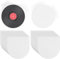 100 Stück Transparent Vinyl Schallplatten Hüllen Schallplatten Hüllen Innenhüllen Antistatisch Vinyl Schutzhüllen für 7 Zoll