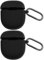 Be In Your Mind 2PCS Earbuds Silicone Shockproof Protective Skin Cover Compatible with Bo-se QuietComfort Earbuds II/Ultra Earbuds with Hook (Black)