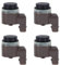 Parksensor Einparkhilfe PDC Sensor Rückfahrsensor Einparksensor Rückfahrhilfe Sensoren vorne und hinten für 5er F10 F11 5er GT F07 6er F06 6er F12 F13 7er F01 3er F30 X3 F25 X3 E83 X5 E70 X6 E71 E72
