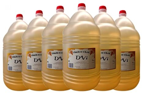 Vinagre Transformadora Vinícola Blanc D'Vi Garrafa 5 L (Caja de 6 Garrafa de 5 L)
