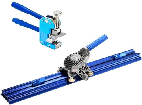 Slim Tile Cutter for Large Format Tile Porcelain Ceramic Manual Tile Cutting Tool Connectable Manual Cutter(Size:3.8M)