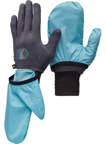 Black Diamond Unisex Deploy Wind Hood Handschuhe, Carbon-Glacier, S