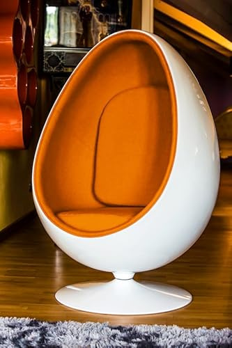 Generico Design-Sessel Egg Chair (Orange)