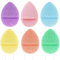 Coton Demaquillant Lavable, 6 Pièces Lingette Demaquillante Lavable, Eponge Visage Reutilisable, Pads Demaquillants, pour Nettoyage du Visage