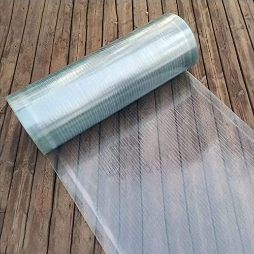 Polycarbonat Treibhausdachplatten Verkleidung für Außenmarkise Carport Kalt Rahmen Ersatz Schleifpaneel Schutz gegen Regen und Schnee (B x L: 1,5 x 4 m)