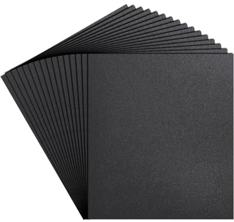 BENECREAT 30 Stück Schleifpapierblätter Mit 400 Körnungen 23x28.4cm Nass Trocken Schleifpapier Wasserfestes Schleifpapier Zum Polieren von Autoholz Und Metall Schwarz