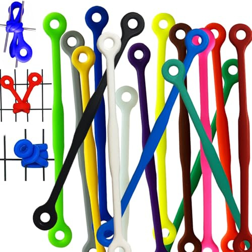 48 Pcs Tennis String Dampeners Soft Silicone Shock Absorbers for Tennis & Squash Rackets Durable Never Fall Off Vibration Dampeners to Reduce Racket String Noise and Tennis Elbow (48 Pcs Long Tie)