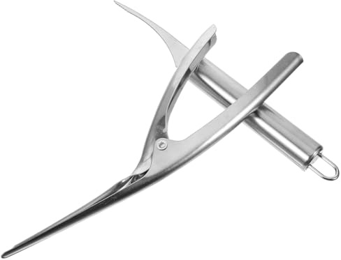 TOYZFRIENDY Set 2 Pezzi Sbucciatori per Gamberi in Acciaio Resistente Pulitore Portatile con Pinza Ergonomica Strumento da Cucina per Casa Ristorante e Campeggio