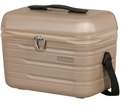 American Tourister Kosmetiktasche Flashline Beauty Case Ivory Gold Taupe