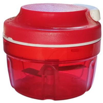 LUDHEP taglia cipolla, vegetable chopper, tritatutto manuale a corda, tritatutto manual, tagliaverdure per la casa, design con cordoncino, frullatore per carne, utensili da cucina, 300 ml
