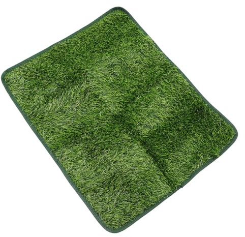 IMIKEYA Pet Pee Pads Washable Dog Grass Pad Artificial Lawn for Balcony Patio Puppy Potty Training Rug for Cats and Dogs