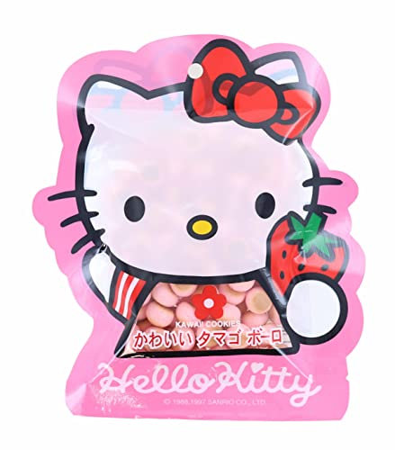 Hello Kitty Biscuits Kawaii à la fraise | Paquet de 56,7 g