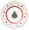 Villeroy & Boch – Toy's Delight Frühstücksteller Weihnachten 24 cm, Mikrowellensicher, Geschirr Weihnachten, Weihnachtsteller, Keksteller, Weihnachtsporzellan, Weihnachtsgeschirr, Premium Porzellan