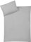 Julius Zöllner 85001 40527 - Bettwäsche Uni, Größe: 100x135 cm / 40x60 cm, uni silber