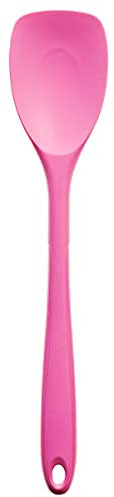 Kochblume Flexlöffel L | Premium-Silikon & BPA frei| Hitzebeständig | Spülmaschinenfest | 30cm | Farbe: pink