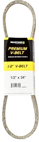 MAXPOWER Keilriemen 347477, Kevlar verstärkt, 1/2'' x 34'' - 4L340 - Aussenlänge L(a) 865 mm.