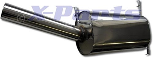 TA-Technix Edelstahl Auspuff Anlage EVOG1AE70 mit ABE 70mm