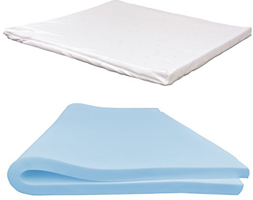 Baldiflex Topper Matratzenauflage für Einzelbett aus Memory Fresh, Bezug Maxicool abnehmbar, atmungsaktiv, ergonomisch, milbendicht, 85 x 190 x 7 cm