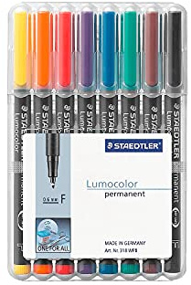 Staedtler Lumocolor Permanent Marker (318WP8)aa
