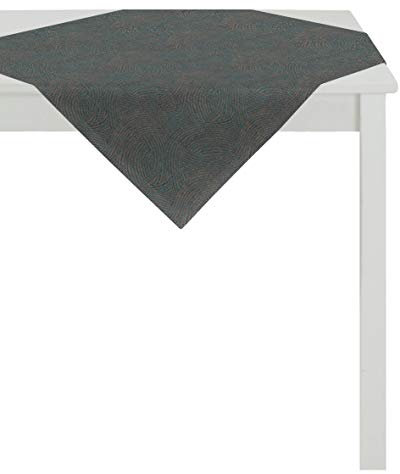 APELT 1102 85X85 Fb. 10 Tischdecke, blau/Kupfer