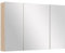 HOMCOM kleankin Armoire Murale Salle de Bain, Meuble de Rangement avec Miroir, 2 placards avec 3 étagères en Bois, 90 x 60 x 13,5 cm