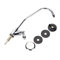 Robinet de robinet à trois volets, robinet de filtre à eau de cuisine potable pour osmose inversée en chrome/zinc, alliage de zinc, 1/4 '