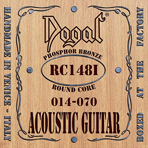 Dogal® »RC148I BARITONE GUITAR SET PHOSPHOR BRONZE« Cuerdas para guitarra barítono - Phosphor Bronze Round Core - 014/070