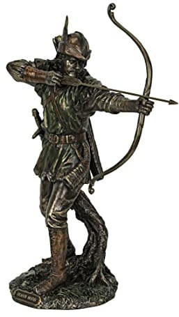Veronese Design Rotkehlchen-Kapuzen-Schießpfeil Portait-Statue