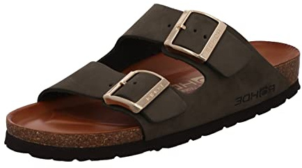 Rohde ALBA Damen, Frauen, Pantoletten, Slipper,Slides,Sandalen,Sommerschuhe,Freizeitschuhe,Gartenschuhe,Sommerschuhe,Olive,42 EU